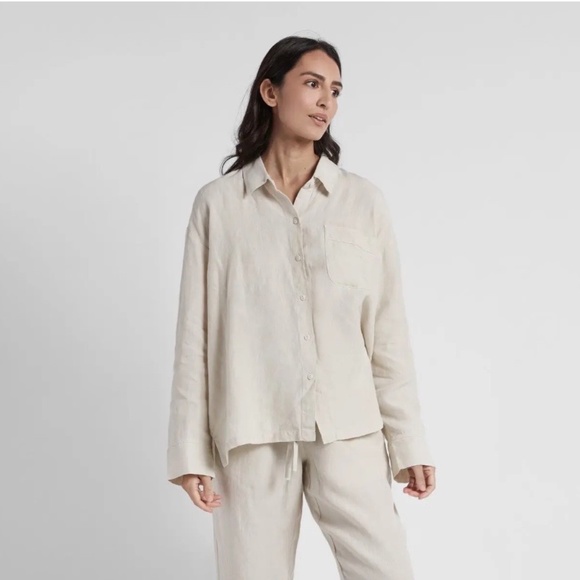 Parachute Tops - Parachute Linen Top in Bone